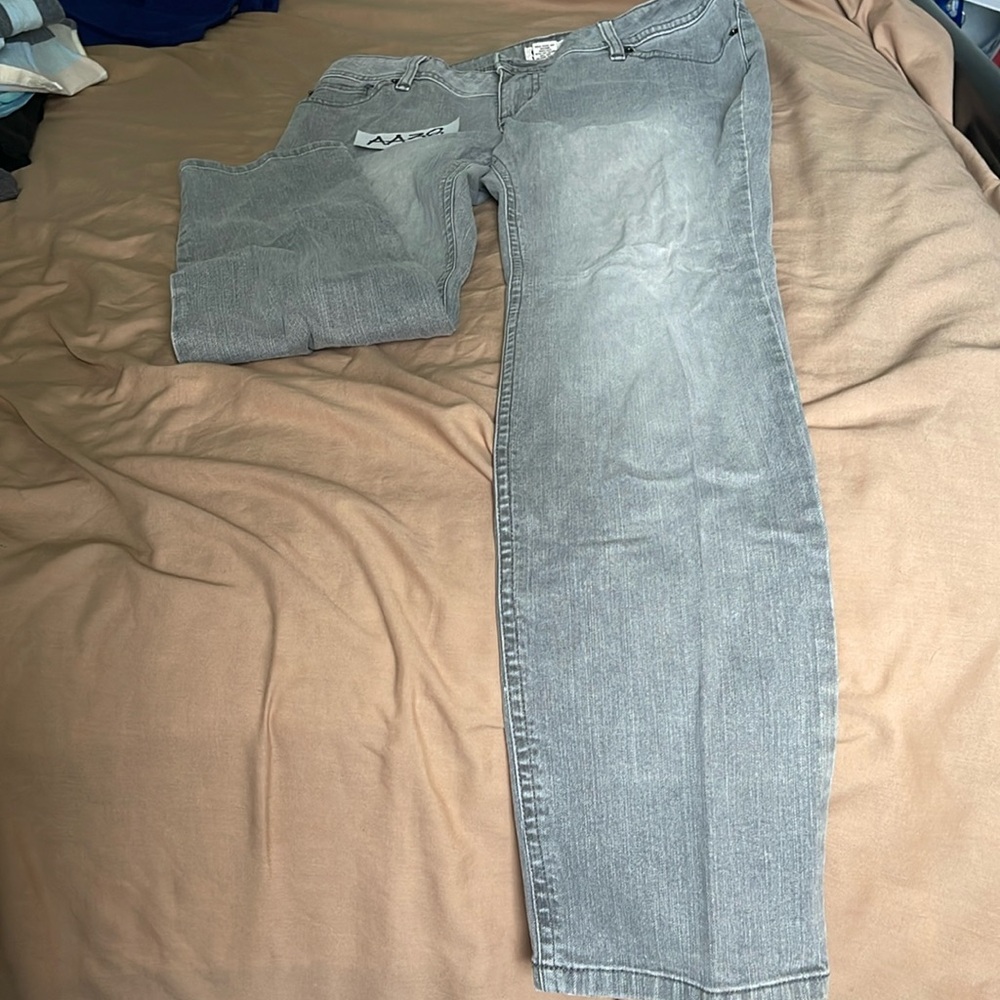 Long gray jeans